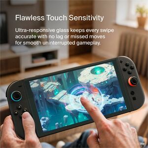 Belkin ScreenForce TemperedGlass Blue Light Filter Screen Protector for Nintendo Switch - For LCD Gaming Console - Scratch