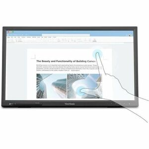 Moniteur LED à écran tactile ViewSonic TD2223 22" Classe - 16:9 6,50 ms - 54,6 cm (21,5") Viewable - Infrarouge - 10Point(