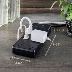 CyberPower CSB806R1 Essential 8 - Outlet Surge Protector with 4800 J Surge Suppression - Clamping Voltage 800V, 6 ft Cord,