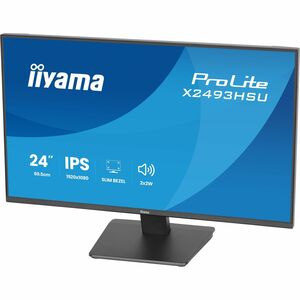 iiyama ProLite X2493HSU-B1 24" Class Full HD LED Monitor - 16:9 - Matte Black - 60.5 cm (23.8") Viewable - In-plane Switch