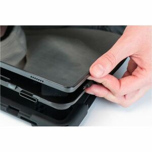 MOBILIS Robust Tasche Samsung Galaxy Tab S10 FE, Galaxy Tab S9, Galaxy Tab S9 FE Tablet - Schwarz - Silikon Außenmaterial 