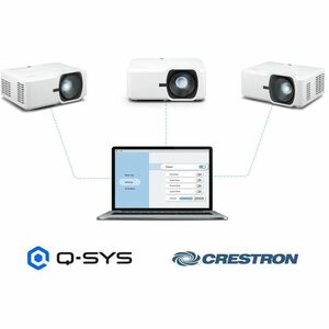 ViewSonic LSD500HD DLP Projector - White - Front - 1080p - 5500 lm - HDMI - USB - Network (RJ-45)