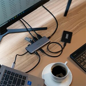 USB-C DSPPT ALT MODE DUAL 4K HDMI MULTI-PORT DOCK W/100W PASS