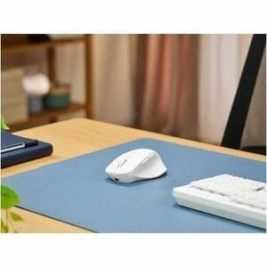 Trust Niven Mittlere Größe Maus - Bluetooth/Radio-Frequenz - USB 2.0 Typ C - Optisch - 7 Taste(n) - Weiß - Kabellos - 2,40