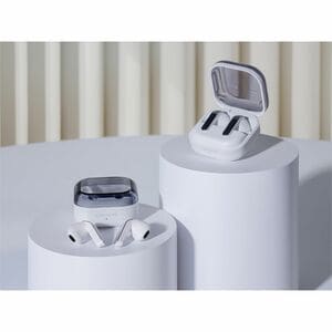 Samsung Galaxy Buds4 SM-R540 Earset - Bixby - Stereo - True Wireless - Bluetooth - Earbud - Binaural - In-ear - White