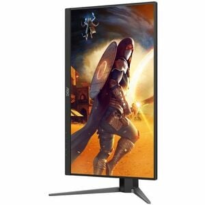 AOC 24G4HA 24" Class Full HD Gaming LED Monitor - 16:9 - Black, Red - 60.5 cm (23.8") Viewable - Fast IPS - WLED Backlight