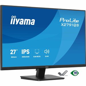 iiyama ProLite X2791QS-B1 27 Zoll Klasse WQHD LED-Monitor - 16:9 Format - Mattschwarz - 68,6 cm (27 Zoll) Viewable - IPS-T