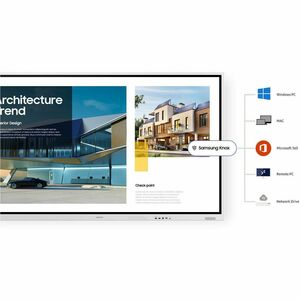 Samsung 75" The Flip WMFX 4K UHD - 75" LCD - Infrared - Touchscreen - 3840 x 2160 - 450 cd/m² - 4,000:1 Contrast Ratio - 2
