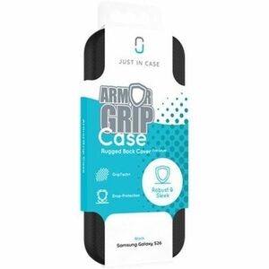 Coque Just in Case Durci - pour Samsung Galaxy S26 Smartphone - Relief - Noir - Relief - Résistant aux chocs, Résistant au