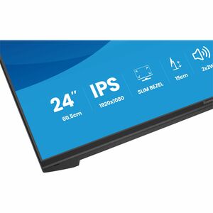 iiyama ProLite XB2491HS-B1 24 Zoll Klasse Full HD LED-Monitor - 16:9 Format - Mattschwarz - 60,5 cm (23,8 Zoll) Viewable -