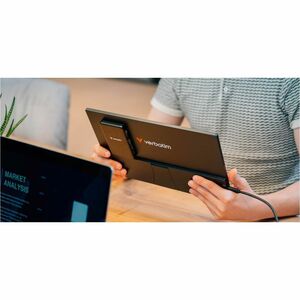 Verbatim LIGHT 16" Class LCD Touchscreen Monitor - 16:9 - 10 ms - 15.6" Viewable - Capacitive - 10 Point(s) Multi-touch Sc