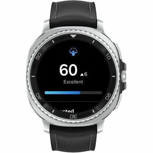 Samsung Galaxy Watch8 Classic SM-L500 Smart Watch - Rounded Square Case Shape - Black Body Color - Stainless Steel Body Ma