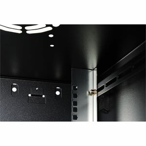 Digitus Dynamic-N 9U Wandmontierbar Geschlossener Schrank Rackschrank für Networking, Server - Schwarz - Stahl, Glas, Blec