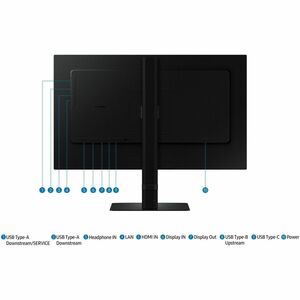 Samsung ViewFinity S6 WQHD LED Monitor - 16:9 - Black - In-plane Switching (IPS) Technology - LED Backlight - 2560 x 1440 