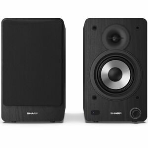 Sharp CP-SS30 2.0 Bluetooth Lautsprechersystem - 60 W RMS - Schwarz - Bücherregal, Tabletop - USB - 2