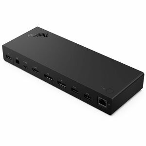 Lenovo ThinkPad 11 Anschluss(e) USB4 Docking Station für Monitor, Notebook - Ladefunktion - 135 W - Schwarz - 4 Unterstütz