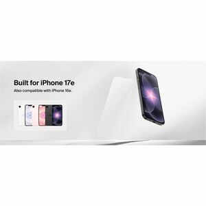 Belkin ScreenForce 9H Tempered Glass Screen Protector for Apple iPhone 17e, iPhone 16e, iPhone 14, iPhone 13, iPhone 13 Pr