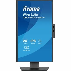 iiyama ProLite XB2497HSNH-B1 24" Class Webcam Full HD LED Monitor - 16:9 - Matte Black - 60.5 cm (23.8") Viewable - In-pla
