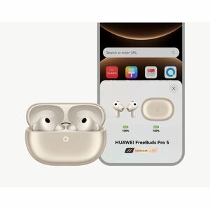 Huawei FreeBuds Pro 5 True Wireless Earbud Stereo Earset - Sand - Binaural - In-ear - Bluetooth - 10 Hz to 48 kHz - Noise 