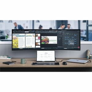 HP 514pn 14" Class WQXGA LED Monitor - 16:10 - Silver - 36.3 cm (14.3") Viewable - In-plane Switching (IPS) Black Technolo