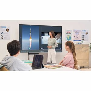 BenQ Board Pro RP6505 1651 mm 4K UHD LCD Collaboration Display - ARM Cortex A78 + A55 - 16 GB - Ultra Precision Infrared -