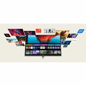 LG UltraFine 32U701SB-B 32" (81.3 cm) Class 4K UHD Smart LCD Monitor - 32" (81.3 cm) Viewable - 3840 x 2160 - Speakers - T