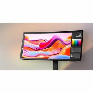 LG Ultrawide 34U650A-B 34" Class UW-QHD Curved Screen LCD Monitor - 21:9 - Black - 86.4 cm (34") Viewable - In-plane Switc