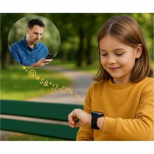 Carneo Smart Watch - 42 mm Case Height - 14 mm Case Thickness - 34 mm Case Width - Children - Black Body Color - Tempered 