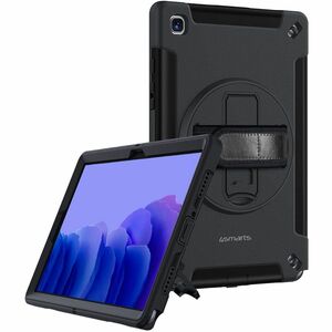 4smarts Rugged Case Grip Robust Tasche für 26,4 cm (10,4 Zoll) Samsung Galaxy Tab A7 Tablet - Schwarz - Polycarbonat, Gumm