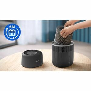 Philips Serie 4000 deumidificatore d'aria, potenza 3W, tensione di ingresso AC 100-240V, colore grigio scuro