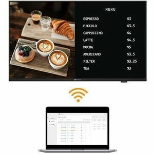 AG Neovo VA4301 1079,50 mm LCD Digital-Signage-Display - IPS-Technologie (In-Plane-Switching) - 3840 x 2160 - 5 ms - 350 c