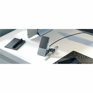 Alogic Matrix+ Power Bank - White - For USB Type C Device, iPhone, Qi-enabled Device - 5000 mAh - 12 V Input - White