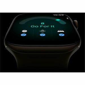 Apple Watch Series 12 智能手表 - 46 毫米 Case Height - 40 毫米 Case Width - 黑 Case Color - 黑 Band Color - 铝 机箱材料 - 无线局域网 - 光学心率传感器