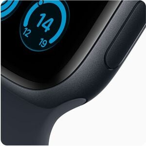 Apple Watch SE 3 GPS 40mm Midnight Aluminium Case with Navy Blue Sport Band - S/M