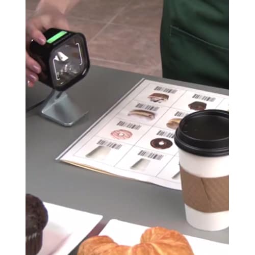 Datalogic Magellan 1500i Retail, Industrial, Healthcare Desktop Barcode Scanner - Cable Connectivity - Black - USB Cable I