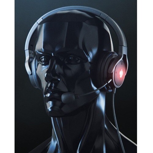 CHERRY HC 2.2 Wired On-ear Stereo Gaming Headset - Black - Binaural - Ear-cup - 32 Ohm - 20 Hz to 20 kHz - 220 cm Cable - USB