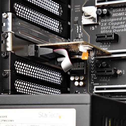 StarTech.com Serial Adapter - Low-profile Plug-in Card - PCI Express x1 - PC, Linux - 2 x Number of Serial Ports External
