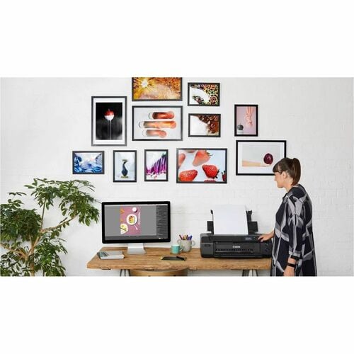 Canon PIXMA PRO-200S Wired/Wireless Inkjet Printer - Colour - 4800 x 2400 dpi Print - Ethernet - Wireless LAN - Canon PRIN