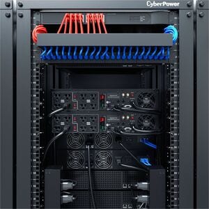 CyberPower OR2200LCDRTXL2U Smart App LCD UPS Systems - 2100VA/1650W, 120 VAC, NEMA 5-20P, 2U, Rack / Tower, 8 Outlets, LCD