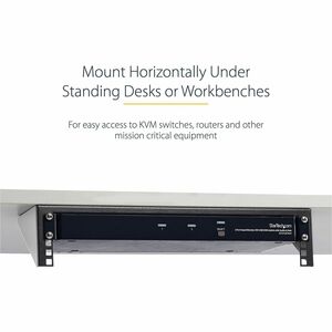 StarTech.com 2HE 19 Zoll Wandmontage Geräte Rack - max. 56,84 kg Traglast - 1
