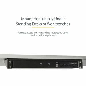 StarTech.com 1U 19in Steel Vertical Wall Mount Equipment Rack Bracket