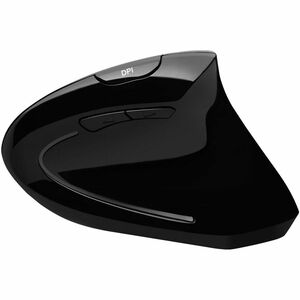 Adesso 2.4 GHz Wireless Vertical Ergonomic Mouse - Optical - Wireless - 30 ft - Radio Frequency - 2.40 GHz - Black - USB -