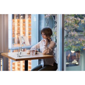 CTA Digital PAD-KMS 2-in-1 Kitchen Mount Stand for iPad and Tablets - 13" Height x 13.5" Width x 7" Depth - Aluminum - Stu