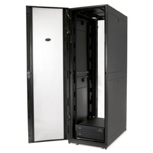 NetShelter SX 45U 600mm Wide x 1200mm Deep Enclosure with Sides Black