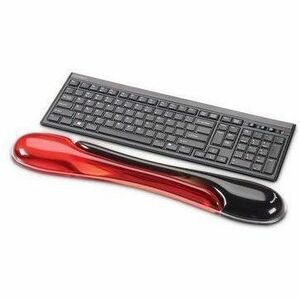Kensington Duo Gel Wrist Rest - x 479.4 mm x 88.9 mm Dimension - Red, Black - Gel - Slip Resistant - 1 Each