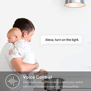 TP-Link Kasa Smart HS200 - Kasa Smart Light Switch - Single Pole, Needs Neutral Wire, 2.4GHz Wi-Fi Light Switch Works with