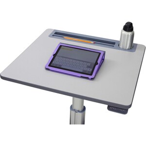 Ergotron LearnFit Student Desk - Laminiert Rechteck Top - Melamin-Laminat X-shaped Basis - 4 Beine - Höhenverstellbar x 60