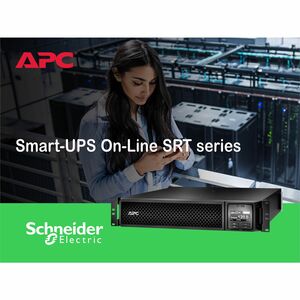 APC Smart-UPS On-Line, 3kVA, Rackmount 2U, 120V, 8x 5-20R+1x L5-30R NEMA outlets, SmartSlot, Extended runtime, W/ rail kit