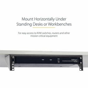 StarTech.com 2U 19in Steel Vertical Wall Mount Equipment Rack Bracket~ - TAA Compliant
