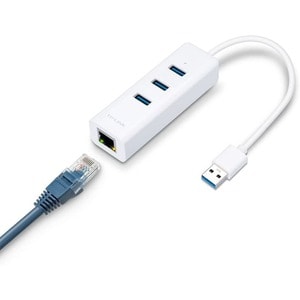 TP-Link UE330 Gigabit Ethernet Card for Computer, Notebook - 10/100/1000Base-T - Portable - USB 3.0 Type A - 40 Gbit/s Dat